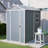 4 Ft X 6 Ft Outdoor Plastic Storage Shed With Floor,Black (W540S00042)-117289626