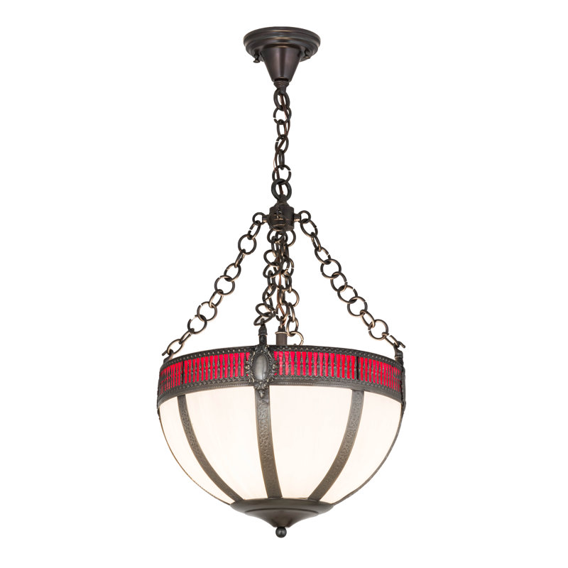 Luminaire suspendu bol gothique à 4 lumières Gothic