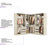 72"-108"Closet System With Drawers And Rods-1181747979