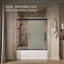 Pleat Frameless Sliding Bath Door-374430823