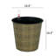 Jardinière auto-arrosante 13,4 po - Assemblage sans effort intérieur / extérieur de couleur naturelle pour une utilisation facile-822374629