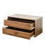 Organisateur de rangement empilable et peu encombrant pour cuisine, salon, bureau