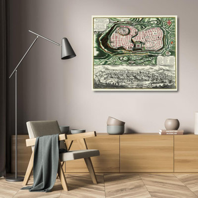 Art sur toile tendue Lark Manor ™ Braun, titré: La ville sereine, Israël, Braun, 1735 ITJE0002