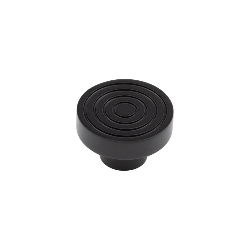 Hoxton 40mm Diameter Round Knob, Matte Black