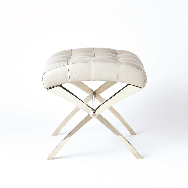 Scarlet Stool, Nickel, Gray