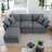 Kazimer Upholstered 104.3'' Sofa-1930989738