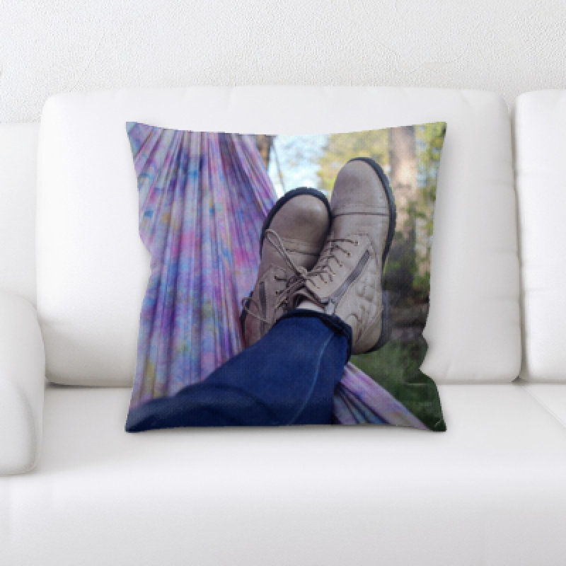 Microsuede Throw Pillow