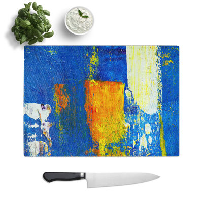 Tempered Glass Art Painting Vol.38 Chopping Board