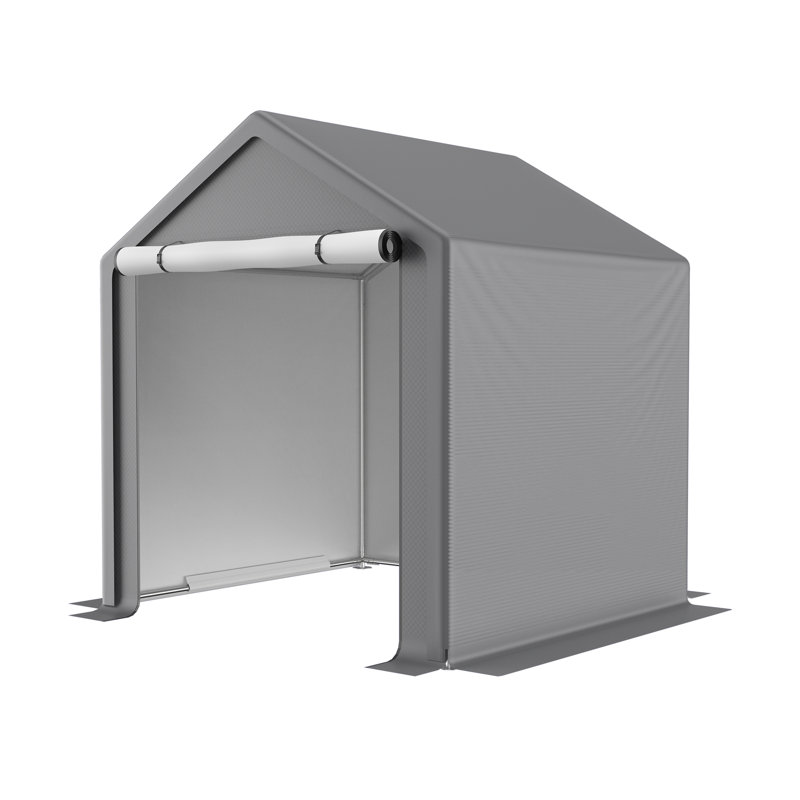 6 Ft. W x 6 Ft. D Portable Storage Shed Garbage Shed