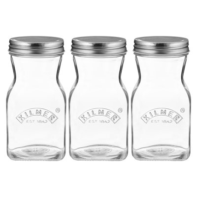 Juice And Sauce Bottles 17Oz - Set Of 3