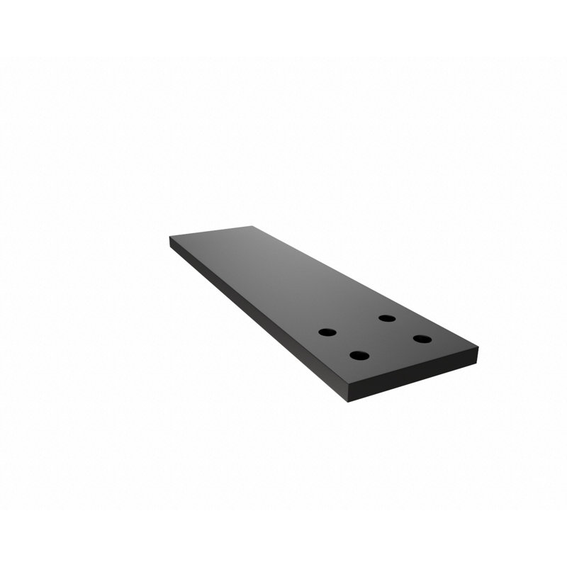  Heavy-Duty Contractor Grade Countertop Standard Bracket, 0.25" H x 4" W x 16" D