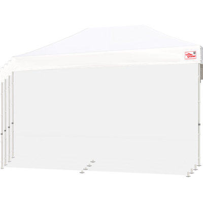 Tradesparker 10x10/10x20 Pop Up Canopy Sidewalls -3 Sidewalls with Zipper Doorwall, Fits Commercial