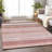 Premium Machine Washable Prisco Pink Rug-1979473347