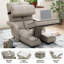 Floor Chair Adjustable Folding Lazy Accent Chairs Bed With Armrests-1743271378