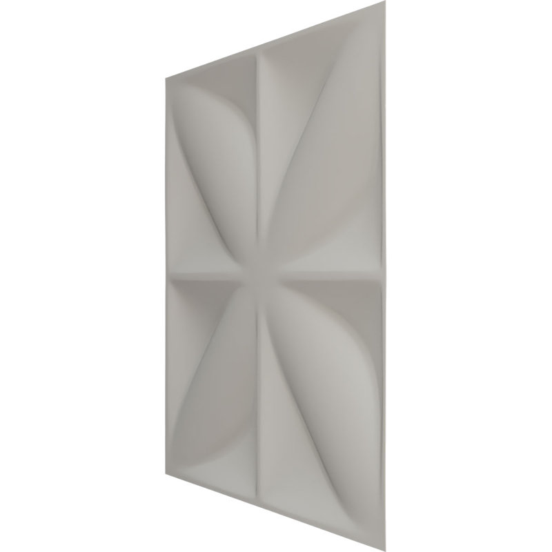 19 5/8"W x 19 5/8"H Alexa EnduraWall Decorative 3D Wall Panel, UltraCover (Covers 2.67 Sq. Ft.), Rustic Mist
