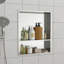 Double tablette de niche en acier inoxydable 21 "X 17"-1990086995