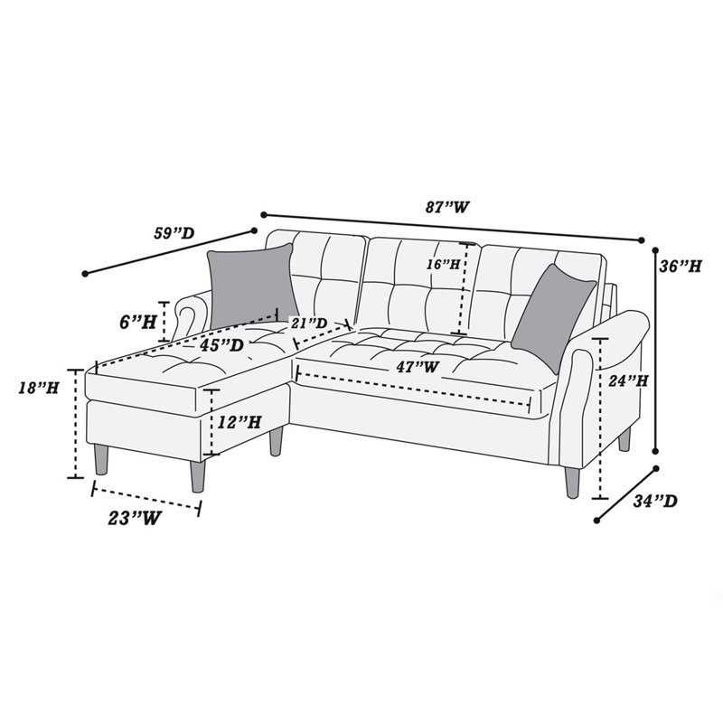 Canapé modulaire en similicuir, Marron foncé