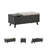 Kadira Polyester Upholstered Storage Bench-69905437