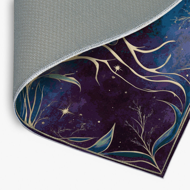 Tapis intérieur et extérieur Ethereal Branches, Rectangle 1 pi 6 po x 2 pi 6 po