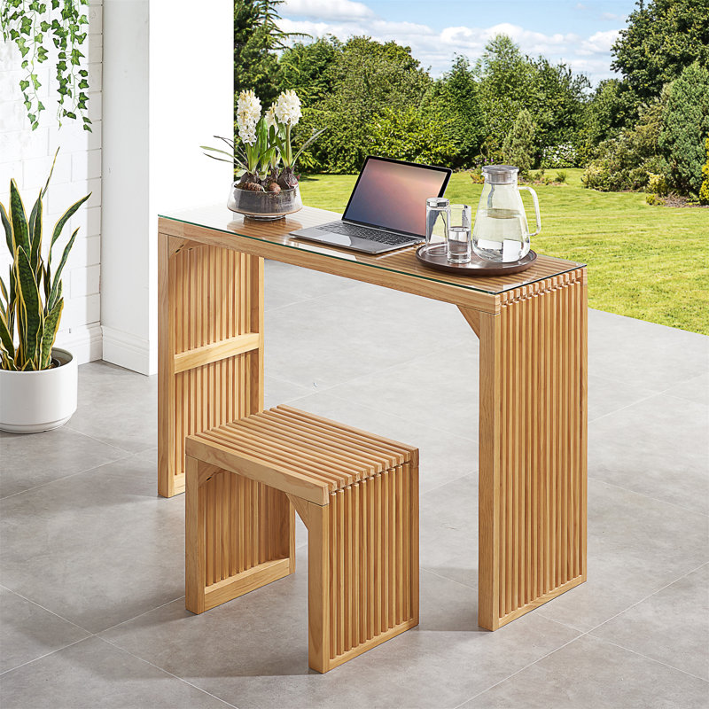 Ensemble de table et banc de salle à manger Natural Pine - Mobilier d'intérieur en bois polyvalent pour entrée