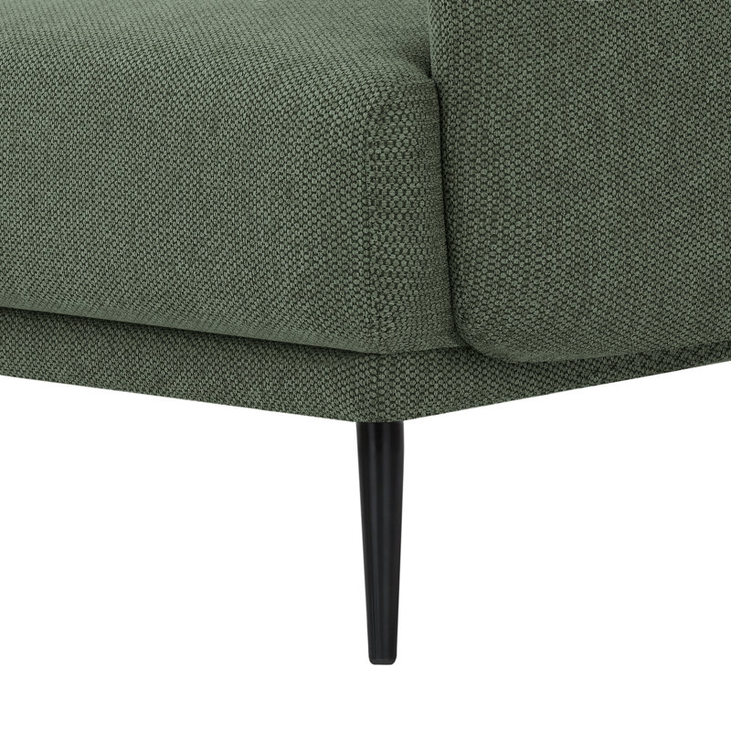 Fauteuil d'appoint à accoudoirs simples Chrisester Widest, Vert