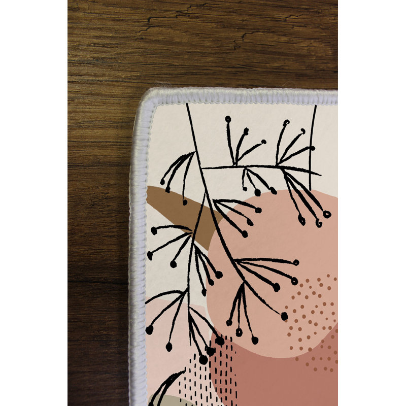 Eco-Friendly Hall Carpet, 100% Polyester, 31.5 x 59.1 inches | Antibacterial & Machine Washable, Non-Slip PVC Dot Underside | 650 g/m², 0.2 inch Pile Height | Digital Printed Design for Modern Interiors
