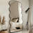 Arched Gold  Metal Oversized Full-Length Mirror-697737995-697738231