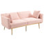 Adalaide 2 Seater Velvet Sofa Bed-2100165976