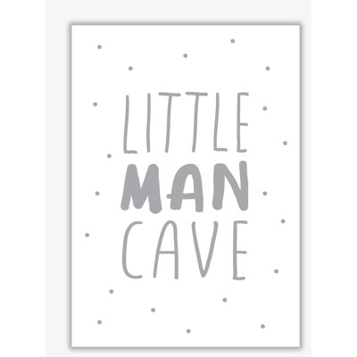 Little Man Cave Dots - Print