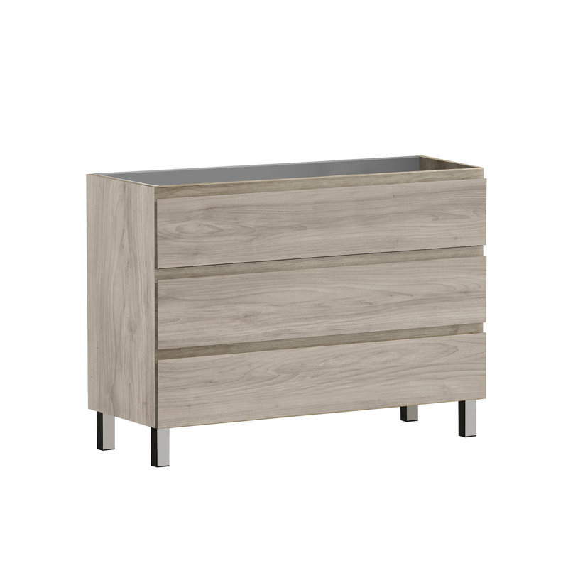 Base de meuble-lavabo simple Costa 48 seulement, Pin