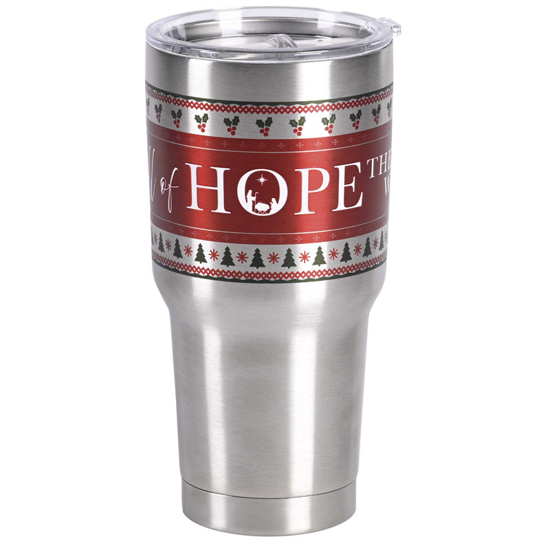 Verre de Noël argenté «Thrill Of Hope»