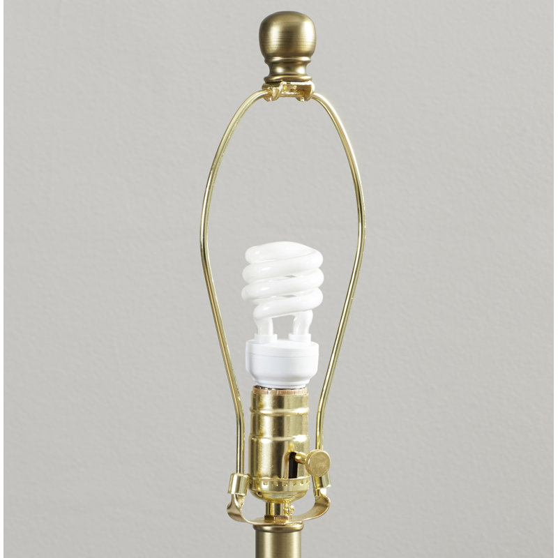 Ceramic Table Lamp, Blue/Off-White/Gold