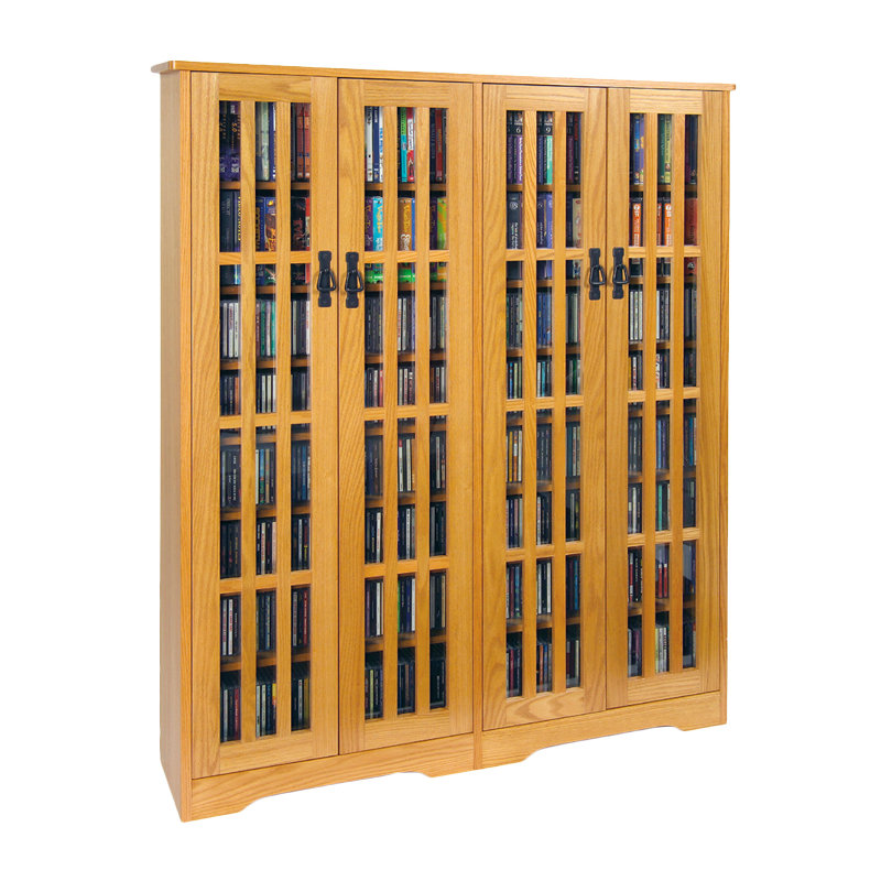 Armoire multimédia, Chêne