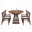 Table de salle à manger moderne 78,74 "Ellipse-1795584675