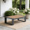 Outdoor Aluminum Coffee Table