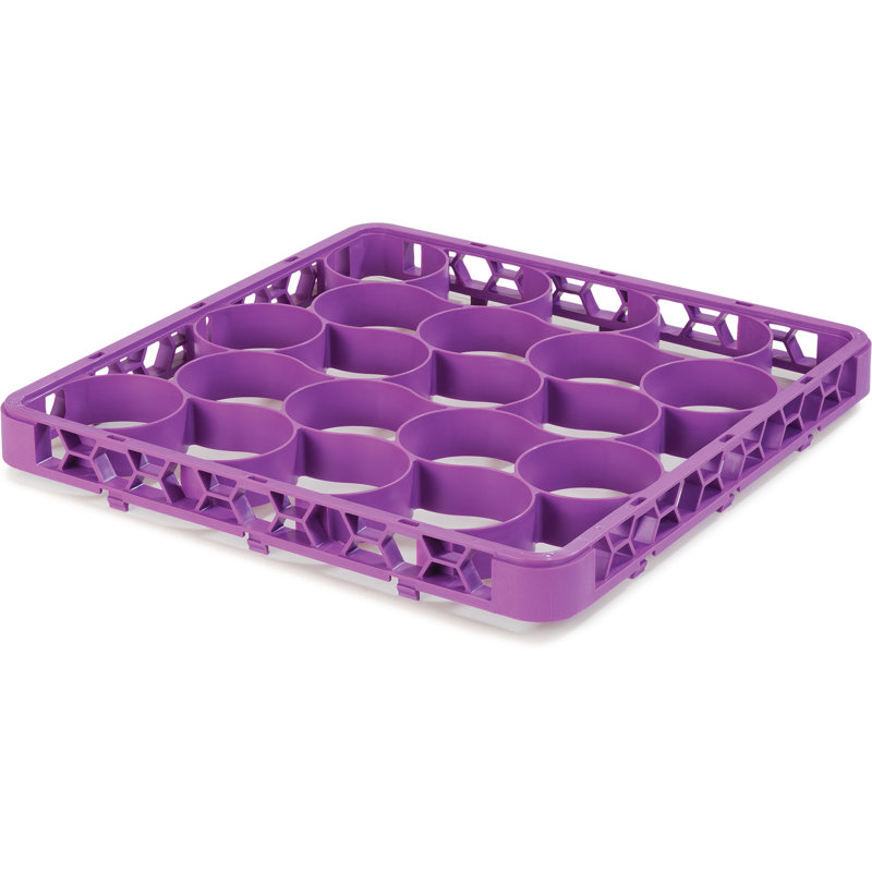 San Jamar Dish, Glass & Flatware Rack, Lavender