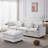 105" Modular Sectional Couch-1284994357