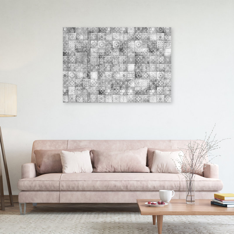 Oriental Mosaic - Wrapped Canvas Print, 70cm H x 100cm W