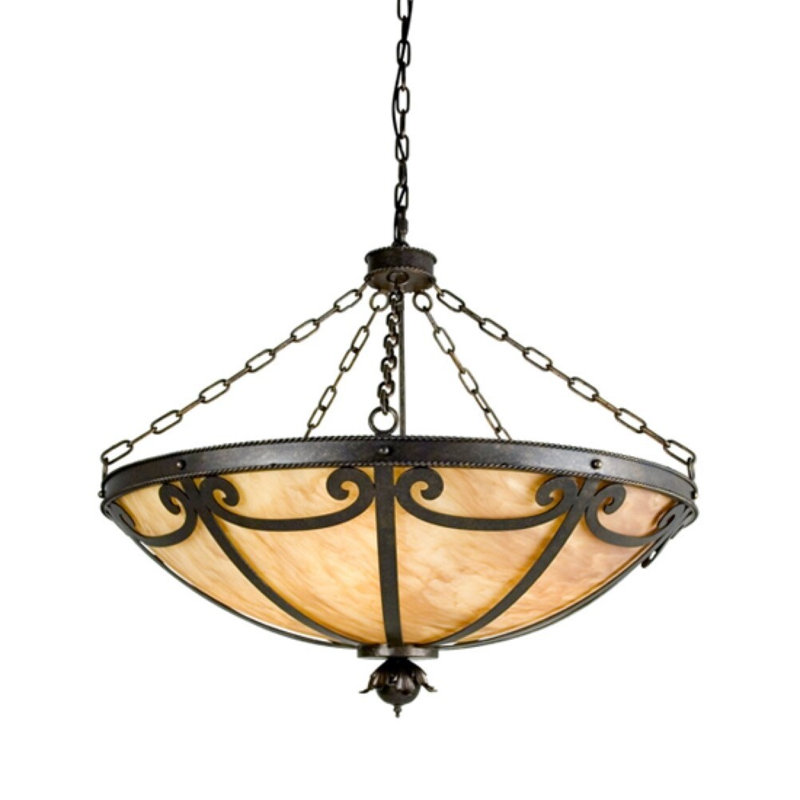 36" Wide Carousel Pendant