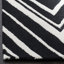 Tapis à chevrons en laine touffeté à la main Sanyla-1961408469