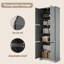 Grande armoire de rangement pour salle de bain avec 6 portes-118138667