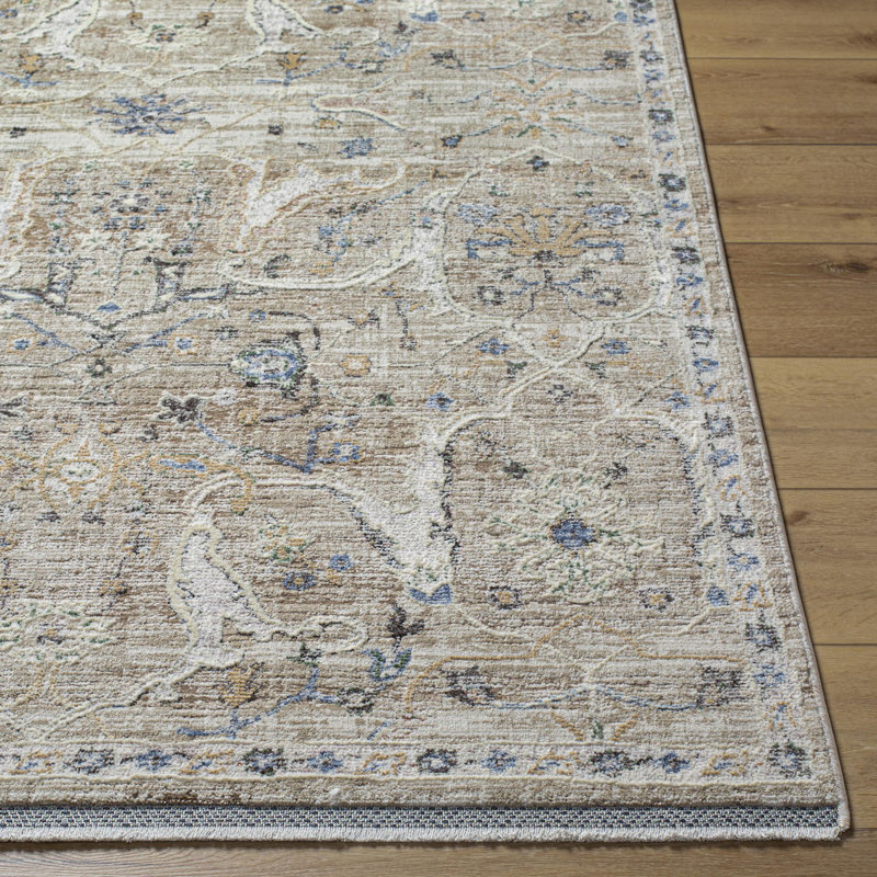 Tapis noir / bleu Jean, Rectangle 2 pi 4 po x 3 pi 9 po