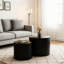 Ensemble de 2 tables basses gigognes