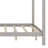 Canopy Platform Bed With Headboard-237923889
