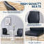 Ensemble de quatre chaises de salle à manger simples de luxe avec une grande résilience, une conception ergonomique et un dossier à rayures verticales lisses-549695937-549695932-549695936