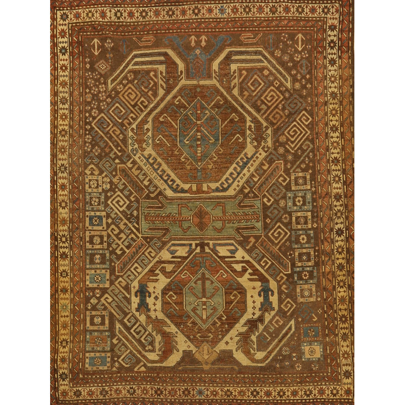 Tapis brun Shirvan