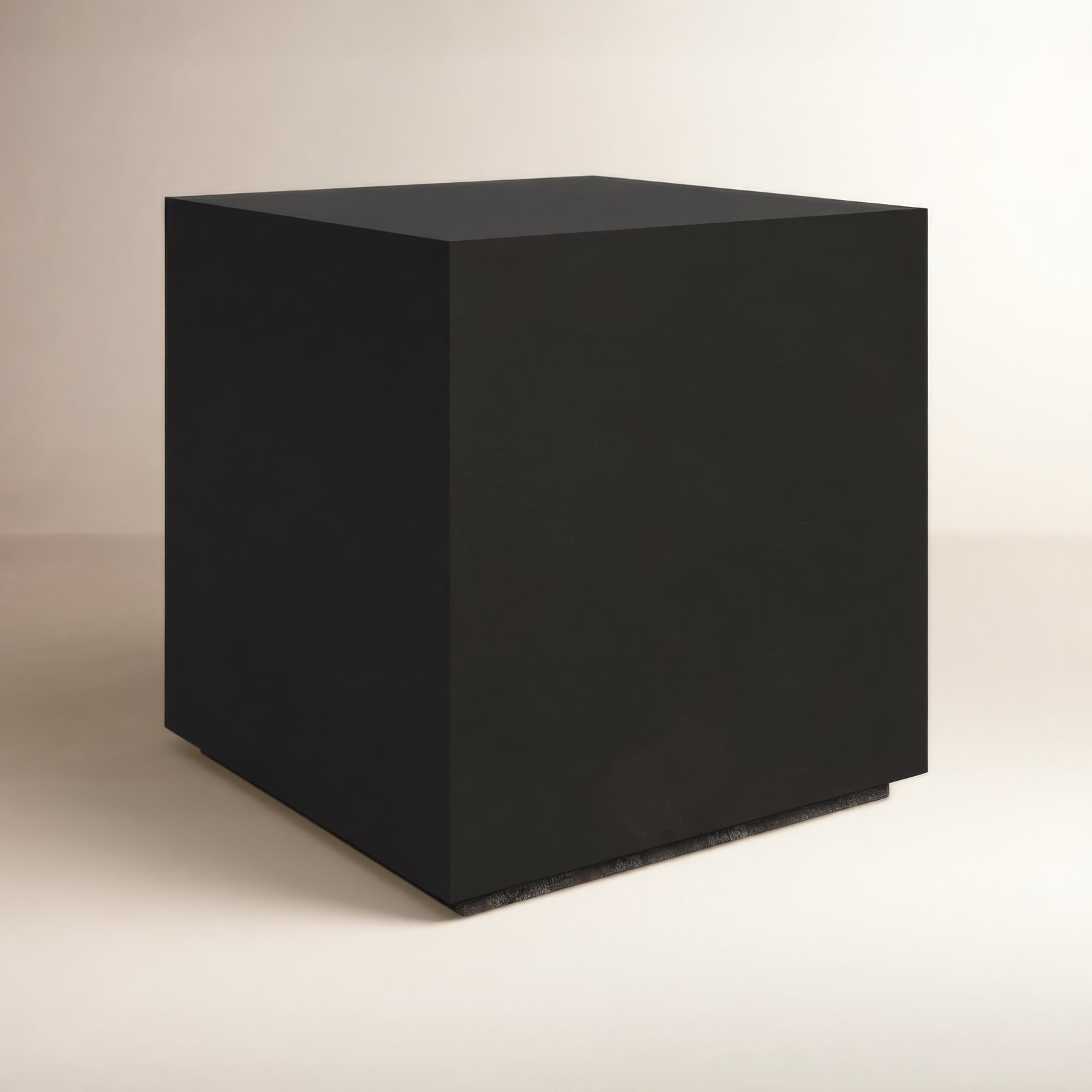 Kareen End Table, Lava Brown