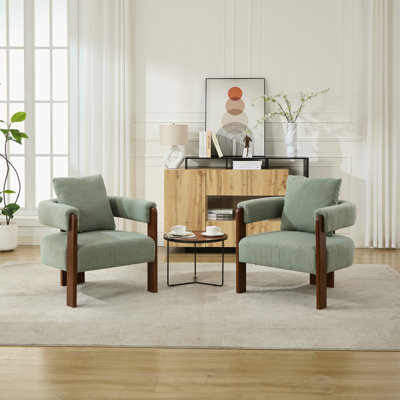 Upholstered 3-Legs Accent Chair by Latitude Run