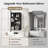 Recessed or Surface Wall Mount Medicine Cabinet with Mirror & Adjustable Shelves-1464809067-1460949738