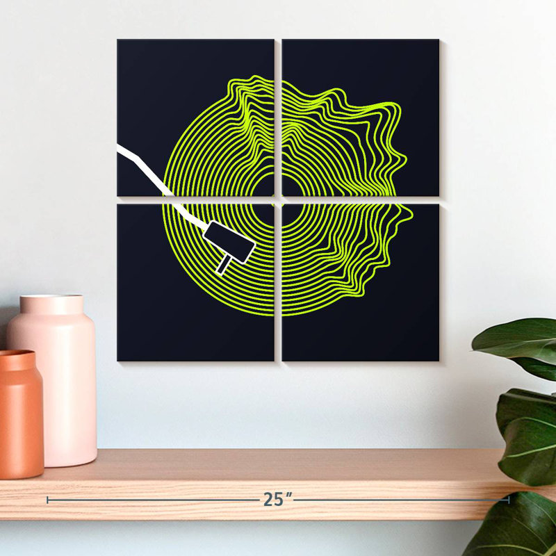 Abarca Neon Vinyl Record